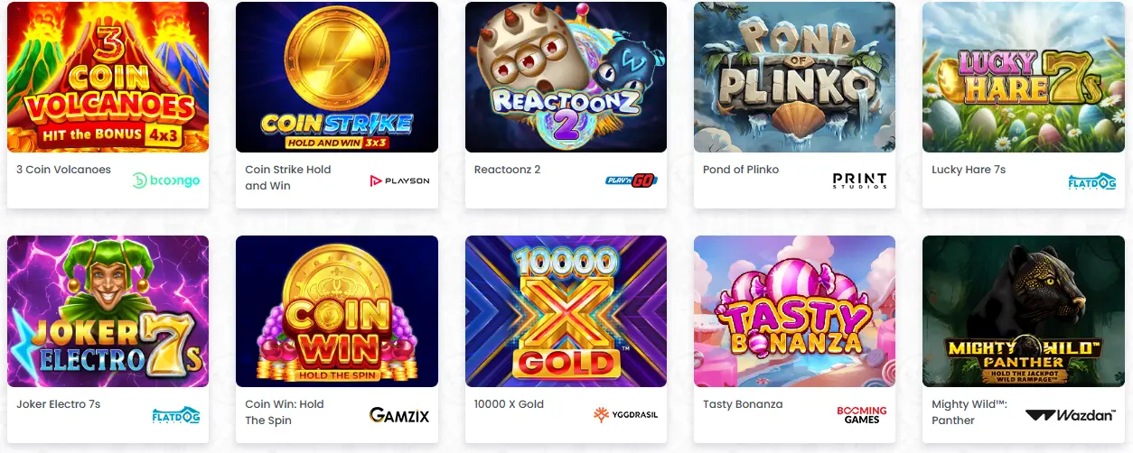 jeux de casino les plus populaires sur Madnix Casino